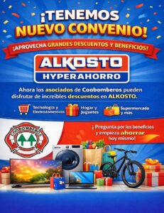 Alkosto en alianza con Coobomberos